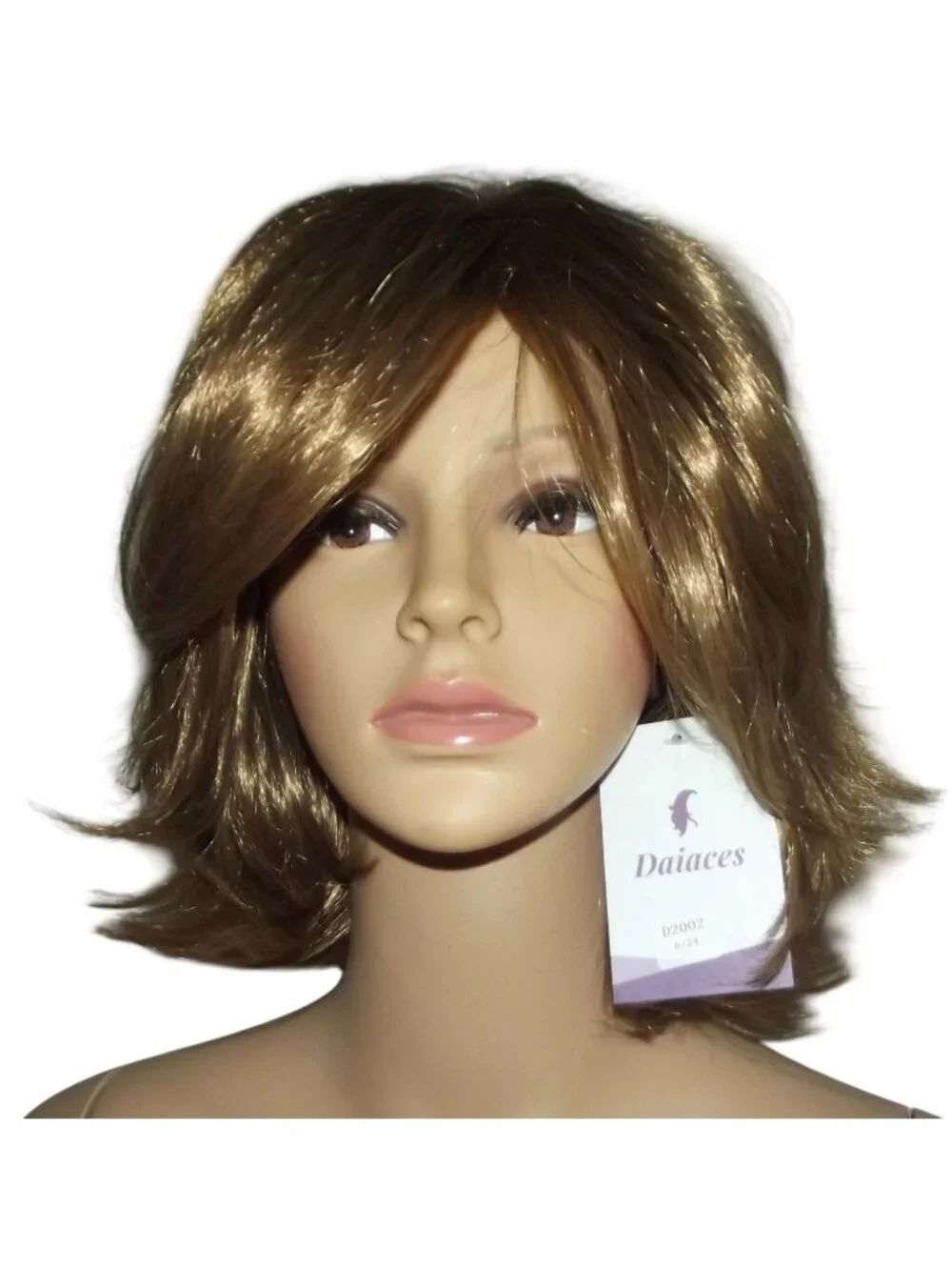 Daiaces Wig D2002 Light Brown with Highlights Layered short